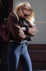 SOPHIE TURNER Leaves Greenwich Hotel in New York 03/04/2017