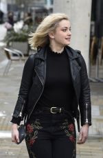 STEFANIE MARTINI Leaves BBC Breakfast Studios in Manchester 03/08/2017