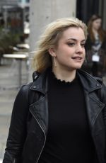 STEFANIE MARTINI Leaves BBC Breakfast Studios in Manchester 03/08/2017