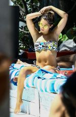 STINA SANDERS in Bikini at a Beach in Miami 03/30/2017