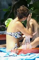 STINA SANDERS in Bikini at a Beach in Miami 03/30/2017