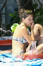 STINA SANDERS in Bikini at a Beach in Miami 03/30/2017