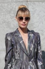 SVEVA ALVITI Arrives at Armani Fashion Show in Milan 02/27/2017
