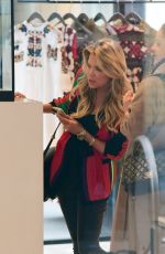 SYLVIE MEIS Out Shopping in London 03/01/2017