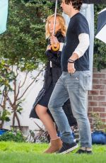 TONI COLLETTE on the Set of Unit Zero in Los Angeles 03/21/2017