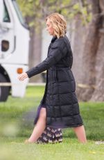 TONI COLLETTE on the Set of Unit Zero in Los Angeles 03/21/2017