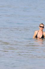 UMA THURMAN in Bikini at at Beach in St Barth 03/28/2017