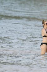 UMA THURMAN in Bikini at at Beach in St Barth 03/28/2017