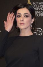 VALENTINA LODOVINI at David Di Donatello Awards in Rome 03/27/2017