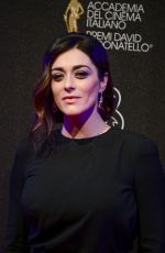 VALENTINA LODOVINI at David Di Donatello Awards in Rome 03/27/2017