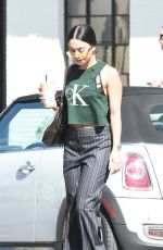 VANESSA HUDGENS in Flared Trousers Out in Los Angeles 03/14/2017