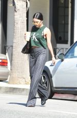 VANESSA HUDGENS in Flared Trousers Out in Los Angeles 03/14/2017