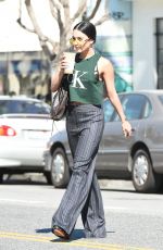 VANESSA HUDGENS in Flared Trousers Out in Los Angeles 03/14/2017