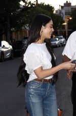 VANESSA HUDGENS Leave Nine Zero One Hair Salon in Los Angeles 03/15/2017