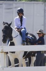VANESSA HUDGENS Riding a Horse in Los Angeles 03/16/2017