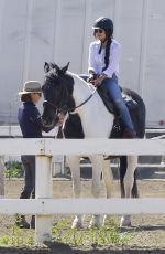 VANESSA HUDGENS Riding a Horse in Los Angeles 03/16/2017