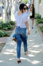 VANESSA HUDGENS Shopping on Melrose Place in Los Angeles 03/15/2017