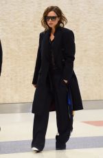 VICTORIA BECKHAM at JFK Airport in New York 03/13/2017