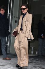 VICTORIA BECKHAM Leaves Her Hotel in New York 03/15/2017