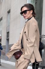 VICTORIA BECKHAM Leaves Her Hotel in New York 03/15/2017