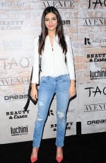VICTORIA JUSTICE at Tao, Beauty + Essex, Avenue + Luchini La Grand Opening 03/16/2017