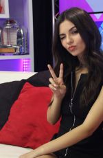 VICTORIA JUSTICE at Young Hollywood Studio 03/30/2017