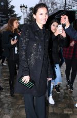 VIRGINE LEDOYEN Arrives at Elie Saab Fashion Show in Paris 03/04/2017