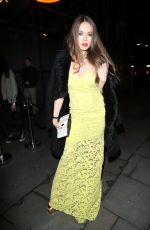 XENIA TCHOUMITCHEVA at Sushi Samba x Cool Earth Carnival Party in London 02/28/2017