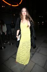 XENIA TCHOUMITCHEVA at Sushi Samba x Cool Earth Carnival Party in London 02/28/2017