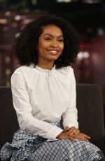 YARA SHAHIDI at Jimmy Kimmel Live 03/20/2017