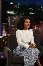 YARA SHAHIDI at Jimmy Kimmel Live 03/20/2017