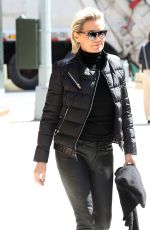 YOLANDA HADID Out in New York 03/13/2017