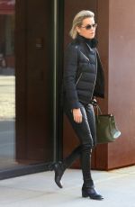 YOLANDA HADID Out in New York 03/13/2017