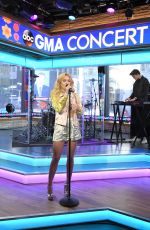 ZARA LARSON Performs at Good Morning America 03/22/2017
