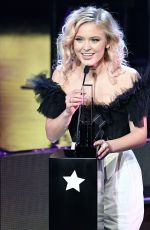 ZARA LARSSON at 2017 Swedish Grammy Awards in Stockholm 02/28/2017
