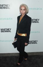 ZOE KRAVITZ at 2017 Whitney Biennial in New York 03/15/2017