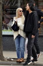 ZOE KRAVITZ Out and About in New York 03/25/2017