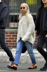 ZOE KRAVITZ Out and About in New York 03/25/2017