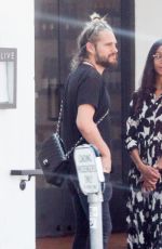 ZOE SALDANA and Marco Perego Out in Los Angeles 03/11/2017