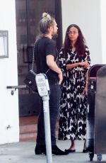 ZOE SALDANA and Marco Perego Out in Los Angeles 03/11/2017