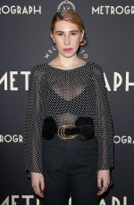 ZOSIA MAMET at Metrograph 1st Year Anniversary Celebration in New York 03/08/2017