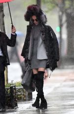 ADRIANA LIMA Out and About in New York 04/19/2017