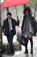 ADRIANA LIMA Out and About in New York 04/19/2017