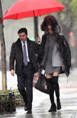 ADRIANA LIMA Out and About in New York 04/19/2017