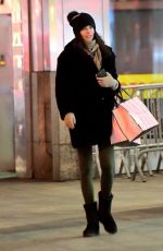 ADRIANA LIMA Out Shopping on 5th Avenue in New York 03/31/2017