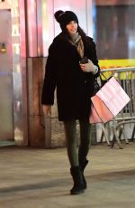 ADRIANA LIMA Out Shopping on 5th Avenue in New York 03/31/2017