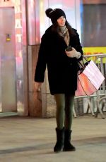 ADRIANA LIMA Out Shopping on 5th Avenue in New York 03/31/2017