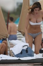 AIDA YESPICA in Bikini on the Beach in Miami 04/22/2017