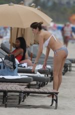 AIDA YESPICA in Bikini on the Beach in Miami 04/22/2017