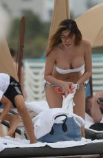AIDA YESPICA in Bikini on the Beach in Miami 04/22/2017